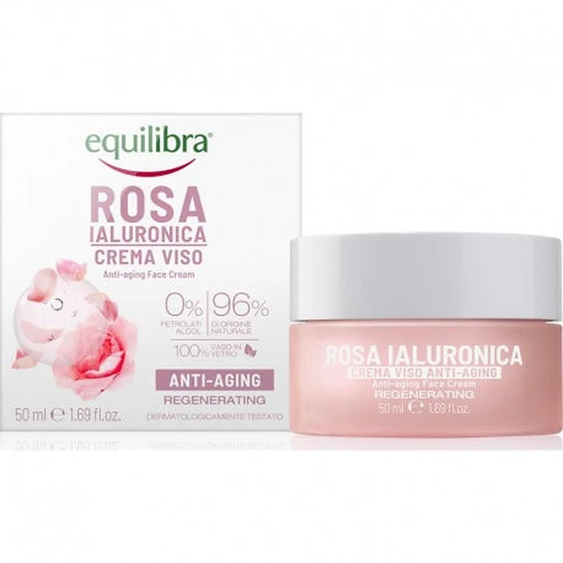 Equilibra Rosa Ialuronica Crema Viso Anti Aging 50 ml — Crema viso