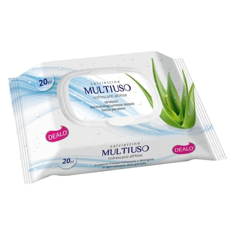 Dealo Salviette Imbevute Multiuso 20 pezzi — Salviette multiuso