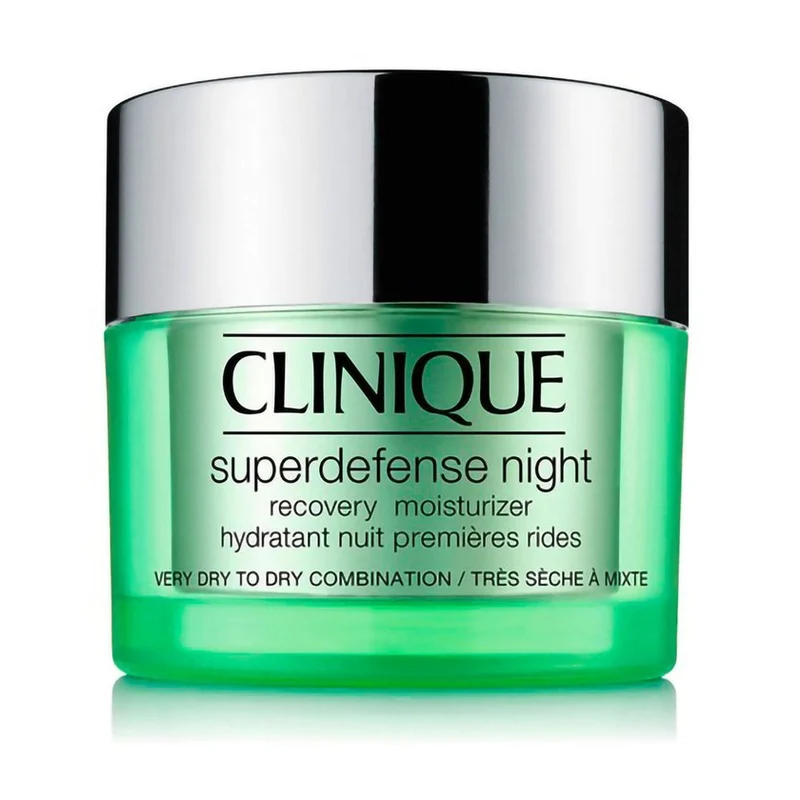 Clinique Superdefense Night 1-2 Dry/Combination Skin Crema Viso Notte 50 ml — Crema Viso Notte