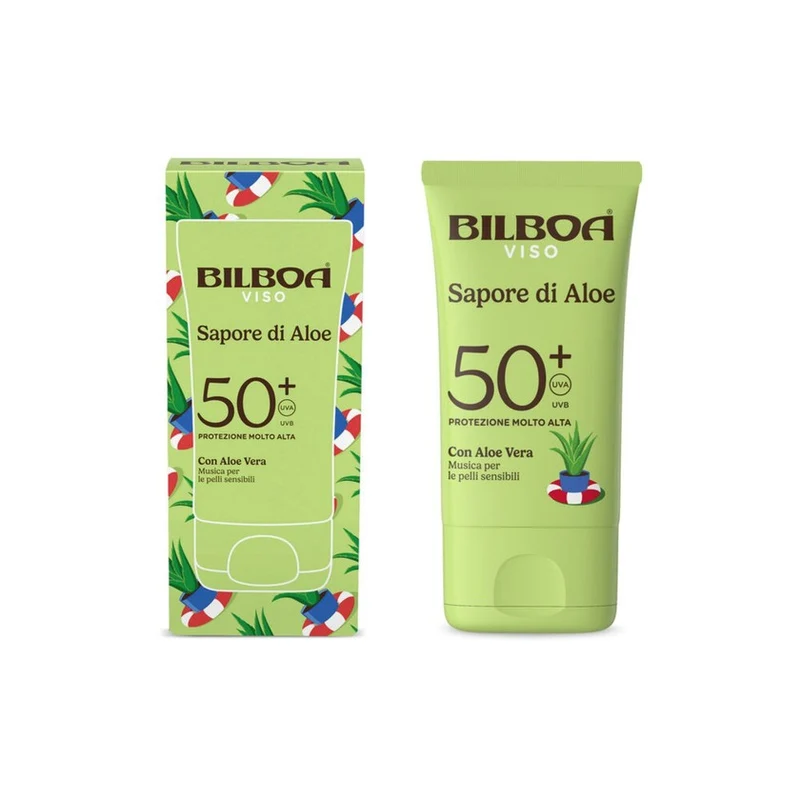 Bilboa Sapore Di Aloe Protezione Viso Spf 50+ 40 ml — Protezione solare