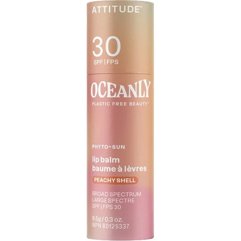 Attitude Peachy Shell SPF 30 8,5 g — Balsamo Labbra Colorato
