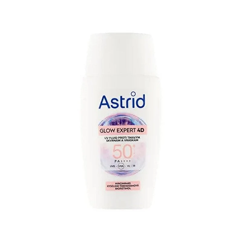 Astrid Glow Expert 4D SPF 50 50 ml — Fluido Viso Antimacchie e Antirughe