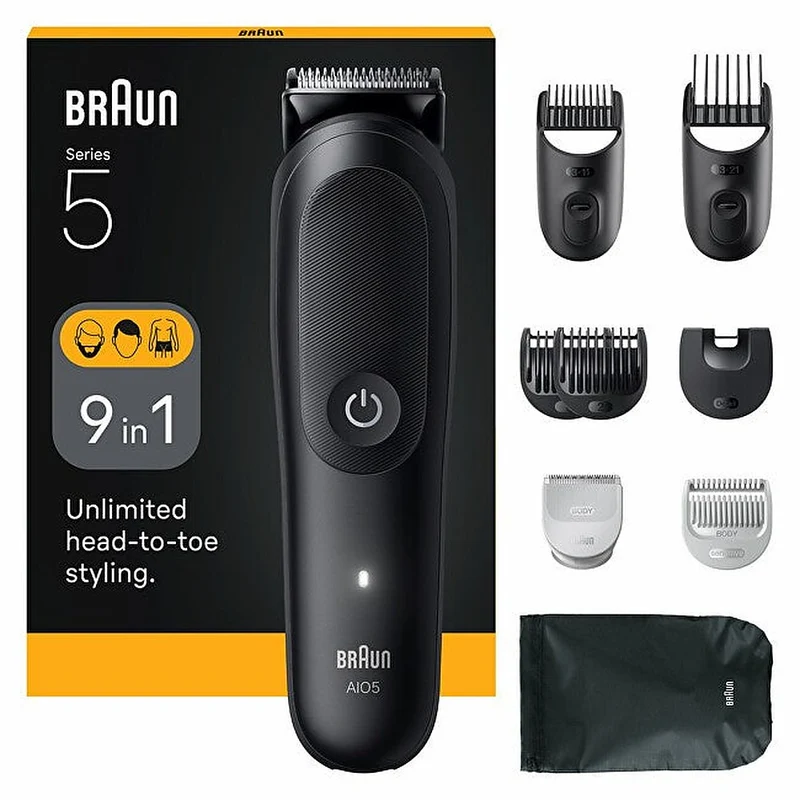 Braun Series 5 AIO5540 9 in 1 — Rifinitore Multifunzione
