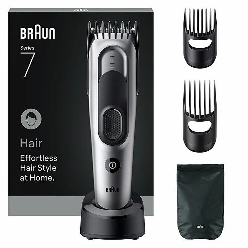 Braun Tagliacapelli Series 7 HC7590 Grigio siderale — Tagliacapelli
