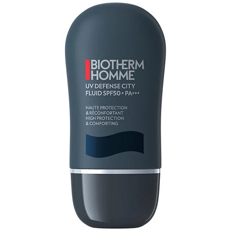 Biotherm Fluido Protettivo SPF 50 Homme UV Defense City 30 ml — Crema solare