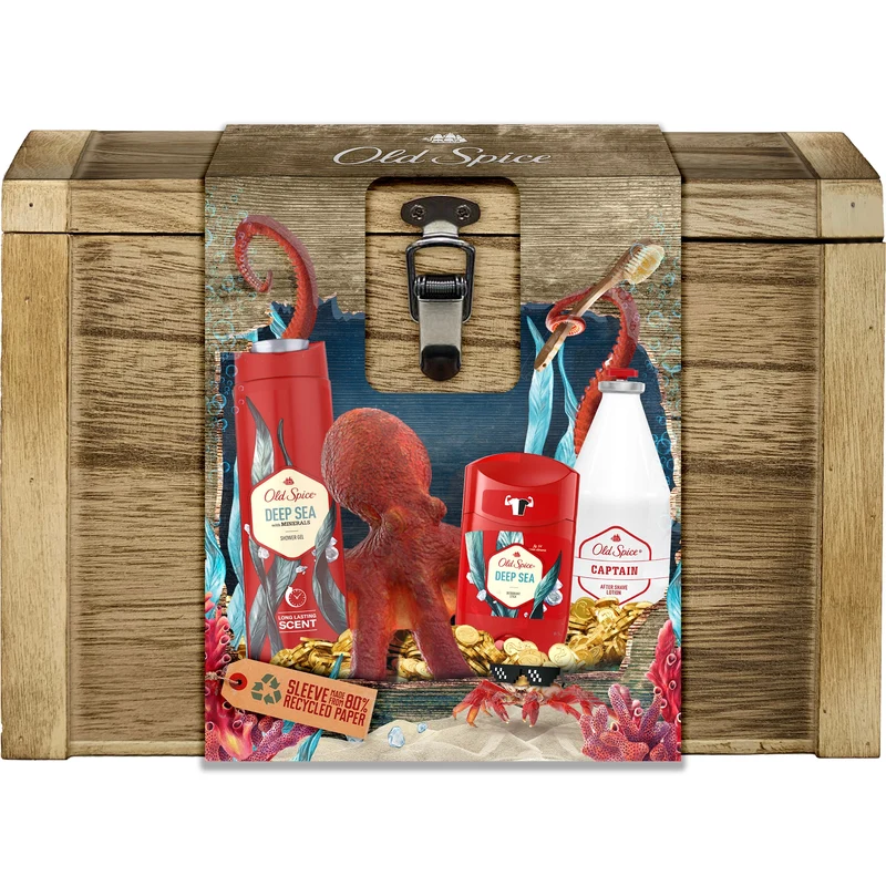 Old spice Deep Sea Set Cofanetto Legno — Set/Cofanetto