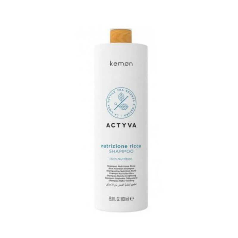 Kemon Actyva Rich Nutrition Shampoo 1000 ml — Shampoo