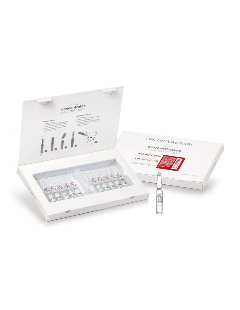 Bruno Vassari Set Kianty SPA Uva Anti-Age Siero Trattamento Fiale 10 pezzi — Siero viso