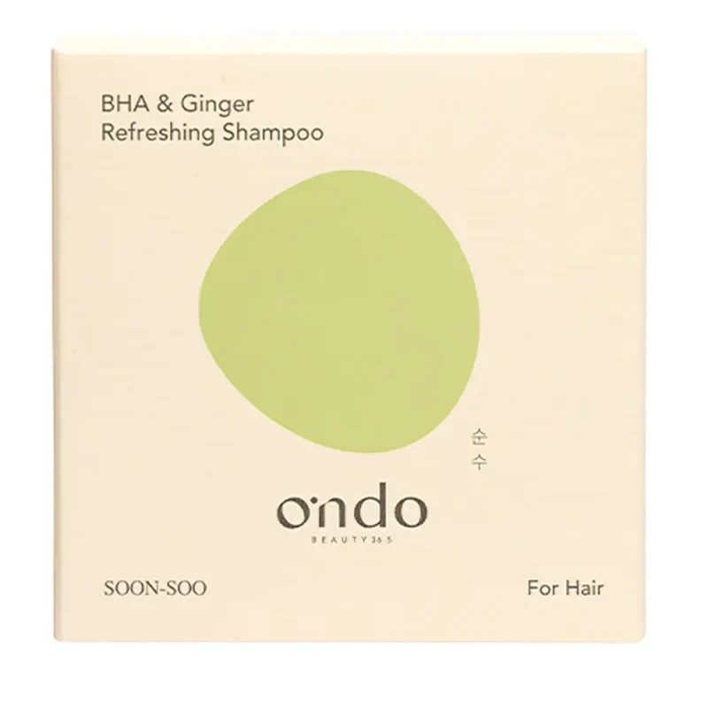 Ondo Beauty 36.5 SOON-SOO BHA & Ginger Shampoo Solido Rinfrescante 70 g — Shampoo