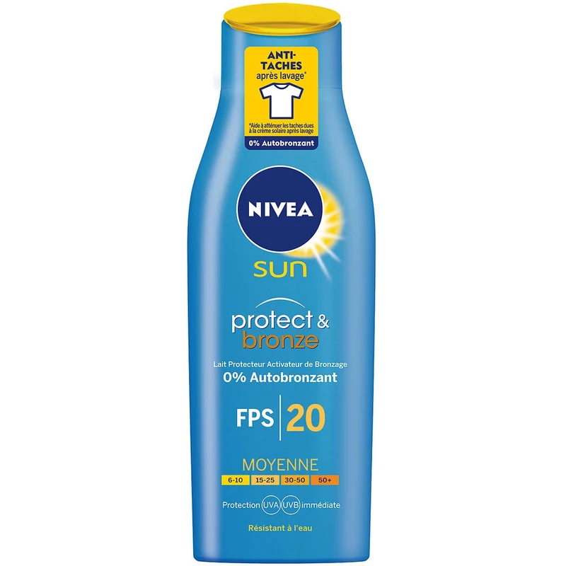 Nivea Sun Protect & Bronze SPF 20 200 ml — Crema Solare