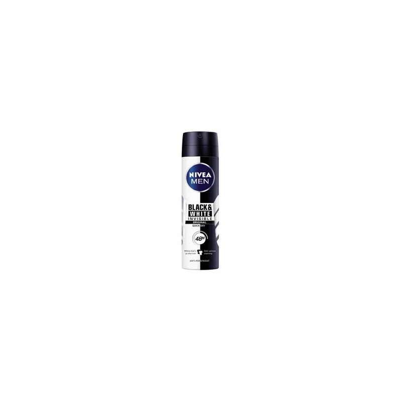 Nivea Invisible For Black & White Power Antitraspirante Uomo 150 ml — Antitraspirante spray