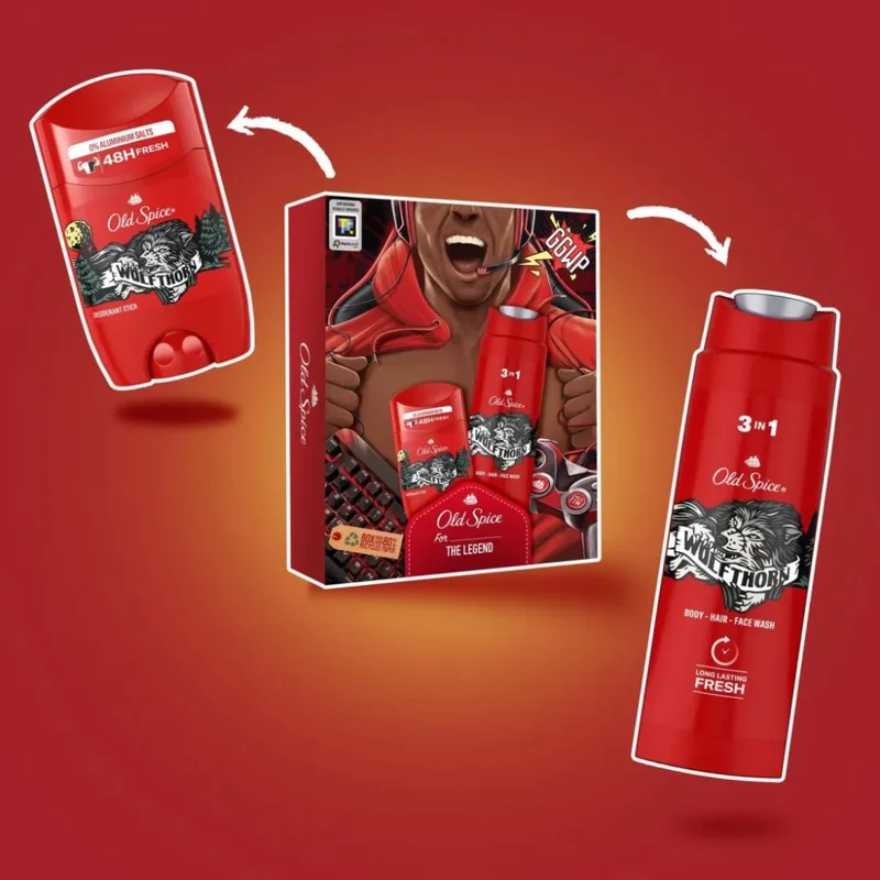 Old spice Wolfthorn Gamer Set — Set/Cofanetto