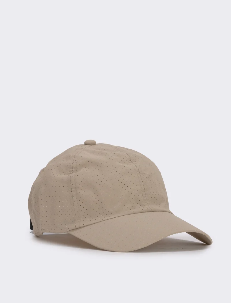 Cappello uomo baseball in tessuto tecnico - Beige