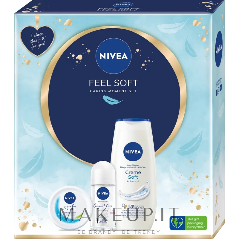 Nivea Feel Soft Set 3 pezzi — Cofanetto Corpo