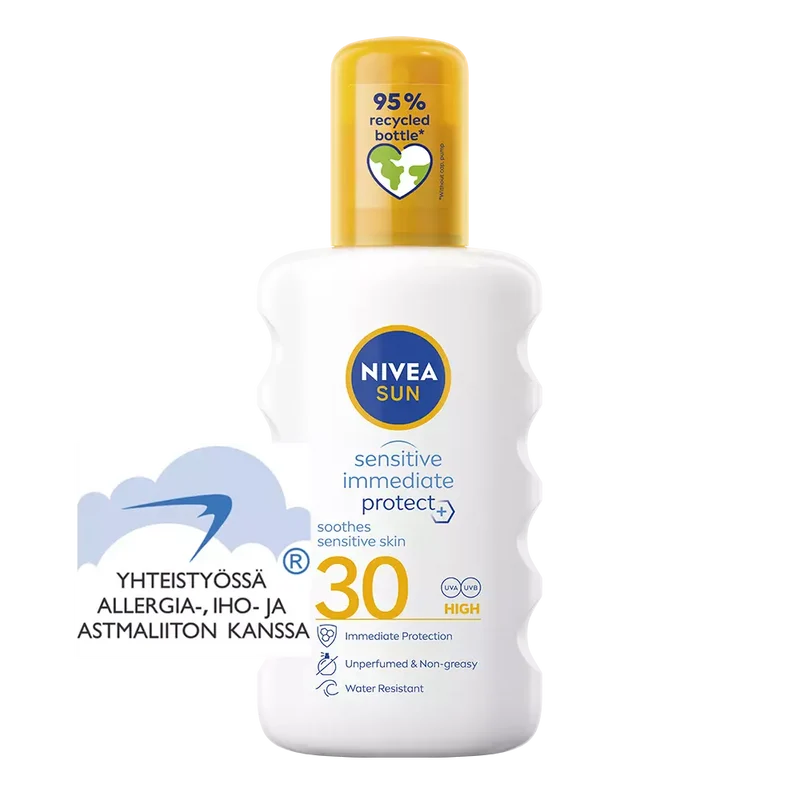 Nivea Lozione Sensitive Protect Sun SPF 30 200 ml — Protezione solare