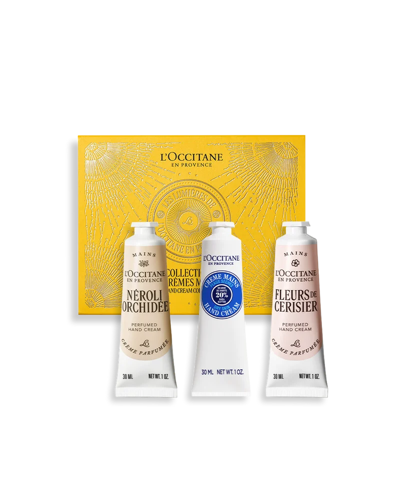 L'occitane en provence Set trio di creme per le mani Pink Flowers 75 ml — Set di creme mani