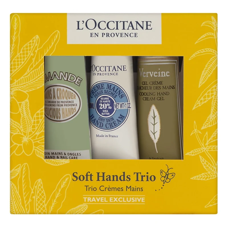 L'occitane en provence Almond Soft Hands Trio Exclusive Set 90 ml — Set di creme mani