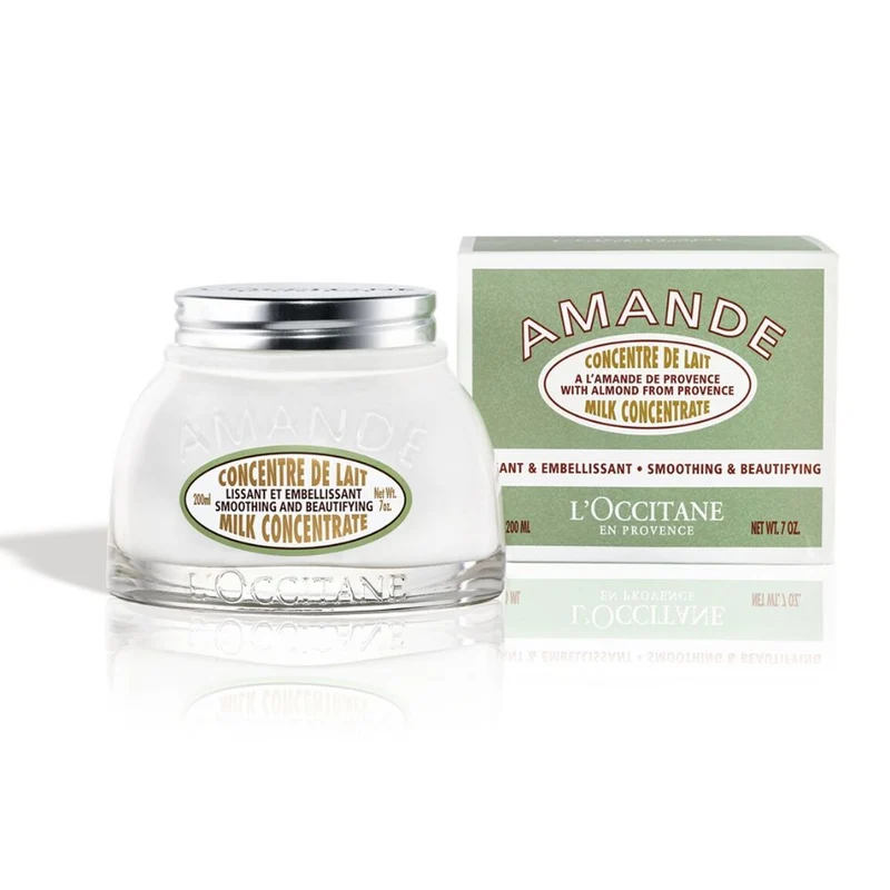 L'occitane en provence Latte Concentrato Levigante e Abbellente alla Mandorla 200 ml — Crema corpo