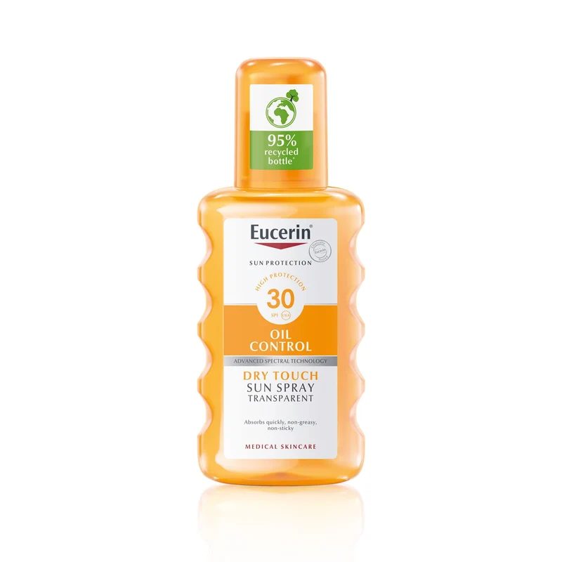 Eucerin Olio solare trasparente SPF 30 200ml — Olio solare