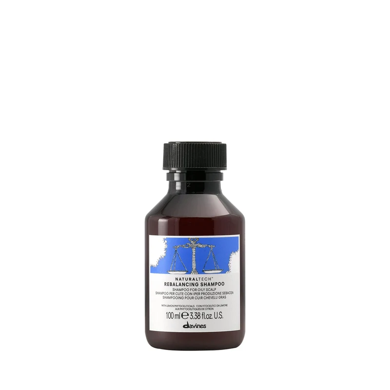 Davines Natural Tech Shampoo riequilibrante capelli grassi 100 ml — Shampoo
