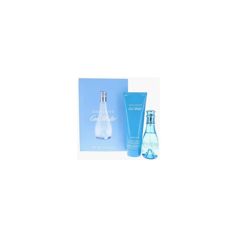 Davidoff Cool Water Woman Eau de Toilette 30 ml + Lozione Corpo 75 ml — Eau de Toilette