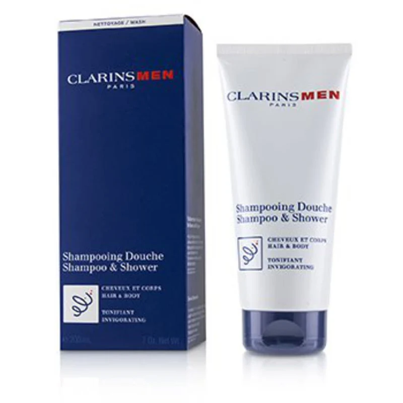 Clarins Men Total Shampoo corpo 200 ml — Shampoo doccia uomo