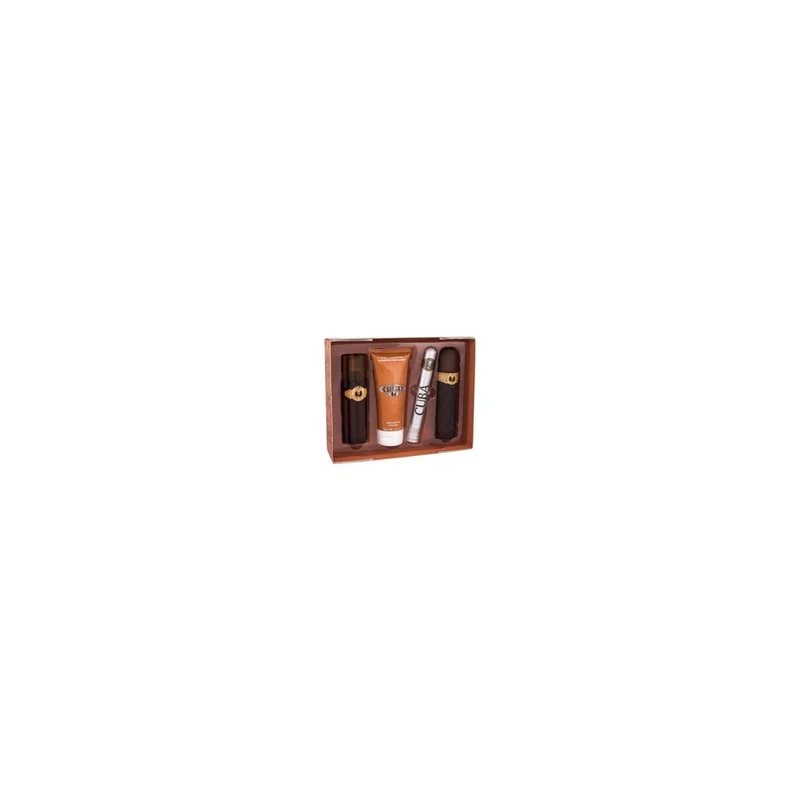 Cuba Gold Eau de Toilette 100 ml + Dopobarba 100 ml + Gel Doccia 200 ml — Cofanetto Eau de Toilette