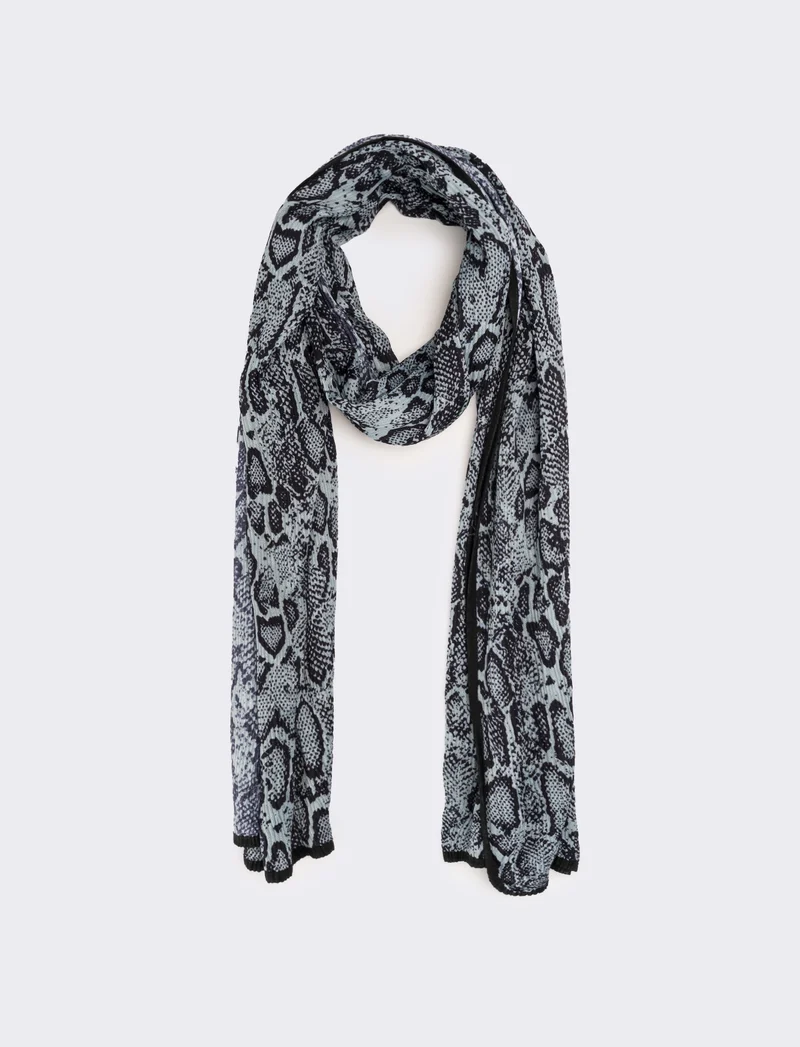 Sciarpa donna animalier - Pitone