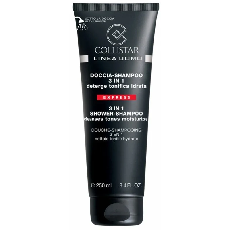 Collistar Linea Uomo Detergente e Shampoo 3in1 250 ml — Shampoo doccia