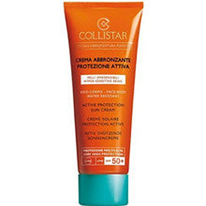 Collistar Crema solare Active Protection SPF 50 pelle sensibile 100 ml — Crema solare