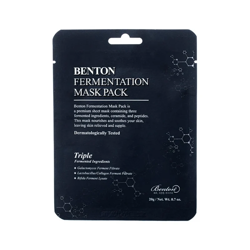 Benton Fermentation Pack 20 g — Maschera Viso Nutriente