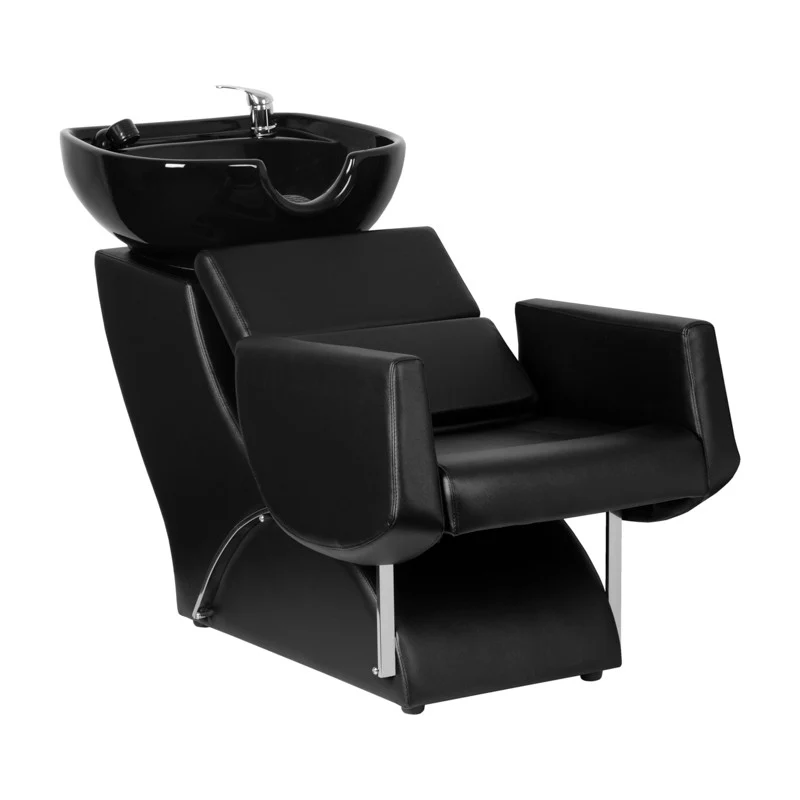 Gabbiano Lavaggio Capelli Santiago Nero — Lavapie professionale