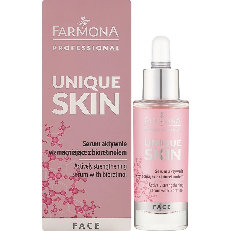 Farmona UNIQUE SKIN siero notte attivamente rinforzante con bioretinolo 30 ml — Siero viso