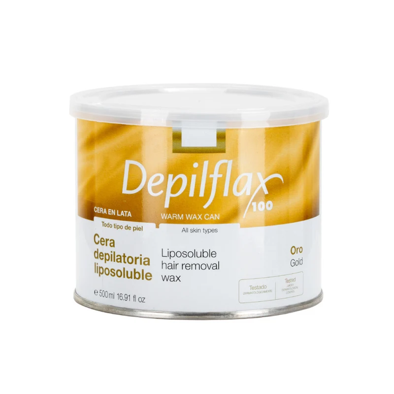 Depilflax 100 Oro 500 ml — Cera Depilatoria Spray