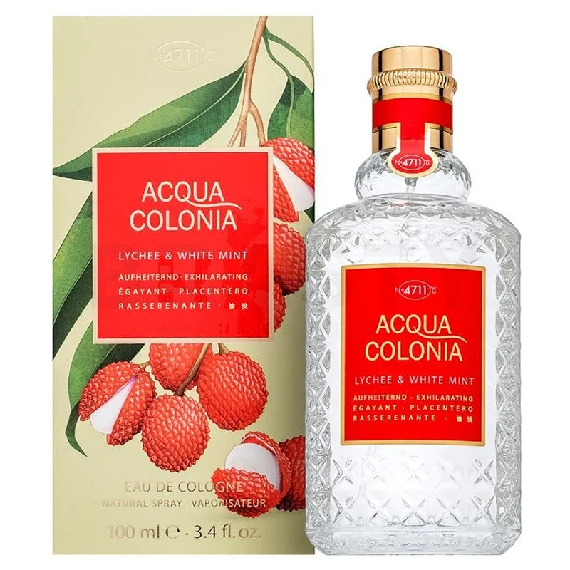 4711 Acqua Colonia Lychee & White Mint 100 ml — Eau de Colonia