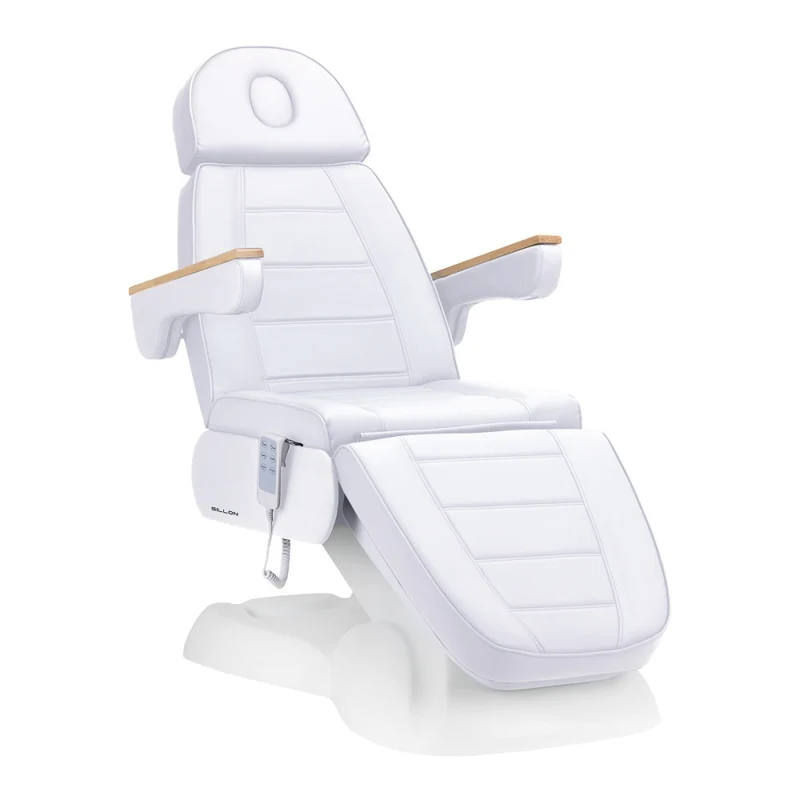 Sillon Poltrona estetica elettrica Lux 273B 3 motori Bianco freddo — Poltrona estetica