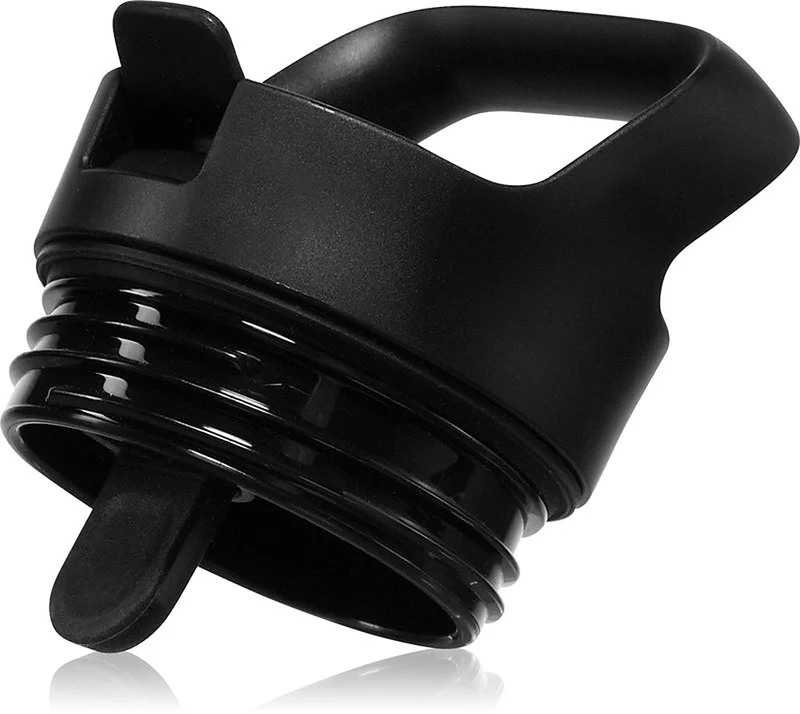 Waterdrop Straw Lid nero — Accessorio bottiglia