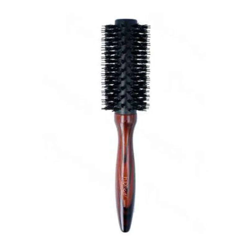 Eurostil Spazzola circolare termica in legno setola 25mm 1 unità — Spazzola per capelli