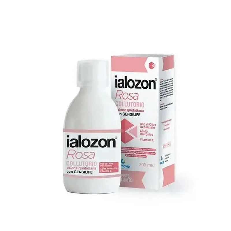 Genove Collutorio Gemavip Ialozon Rosa 300ml — Collutorio