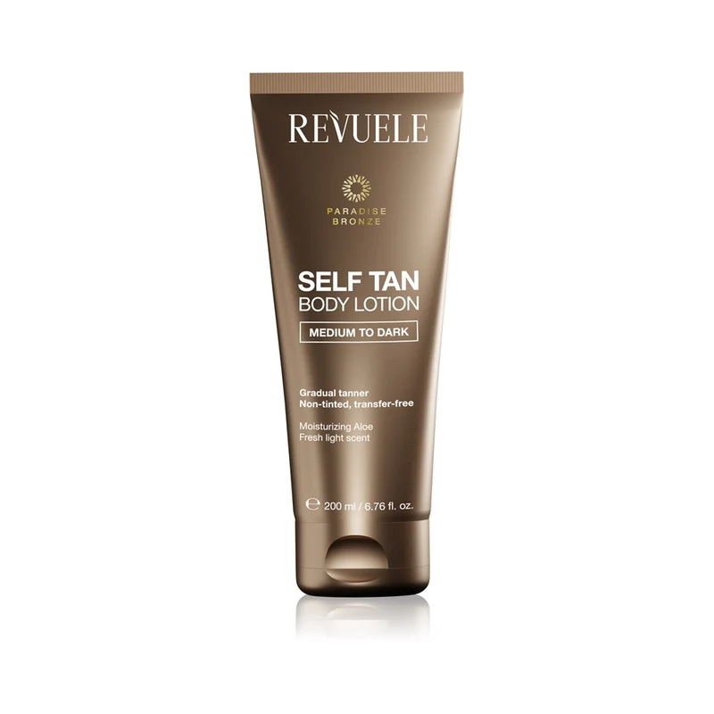 Revuele Paradise Bronze Self Tan latte Medio a scuro 200 ml — Autoabbronzante