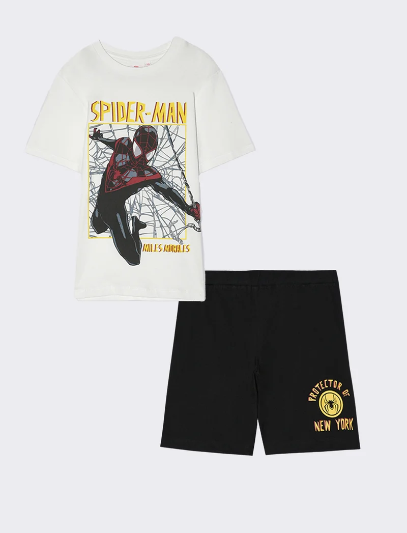 Completo Spider-man da bambino - Bianco