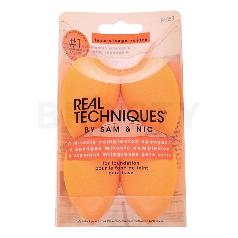Real Techniques Original Collection Base spugnetta fondotinta 4 pezzi — Spugne makeup