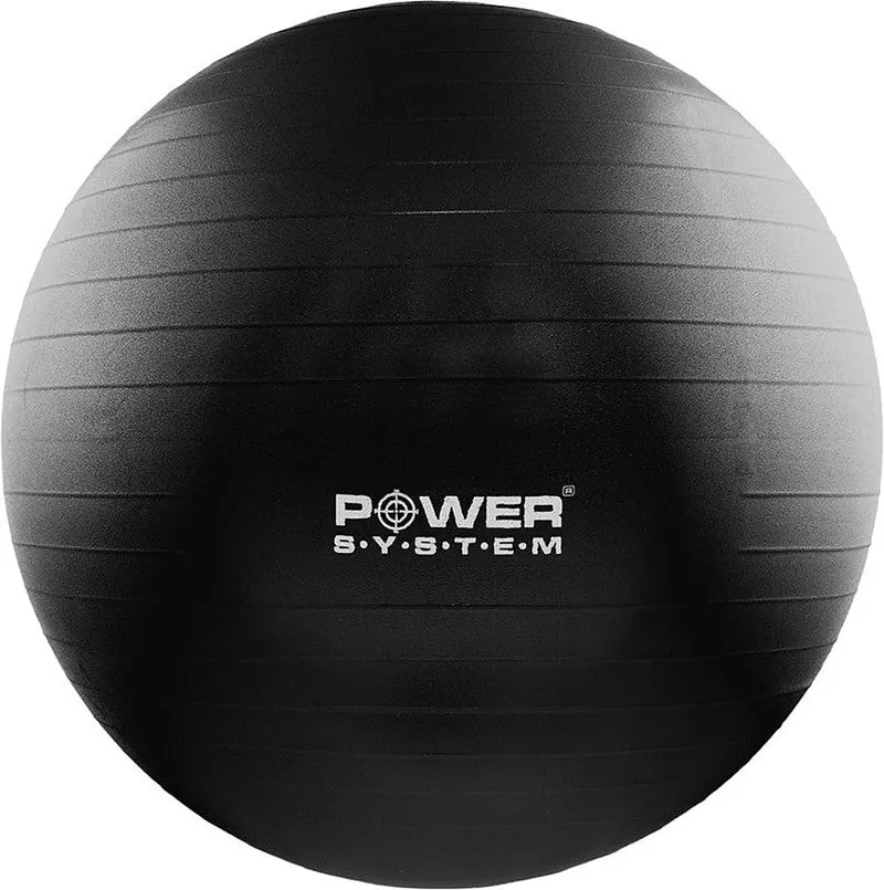 Power System Pro Gymball Nero 75 cm — Palla fitness