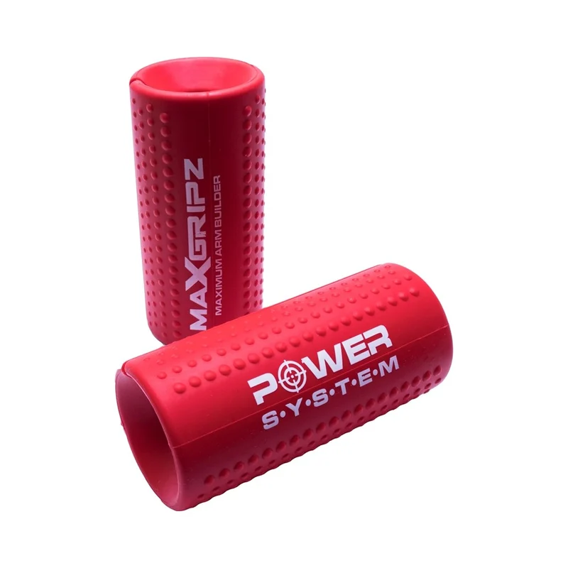 Power System Mx Gripezzi rosso M 2 pezzi — Maniglie fitness