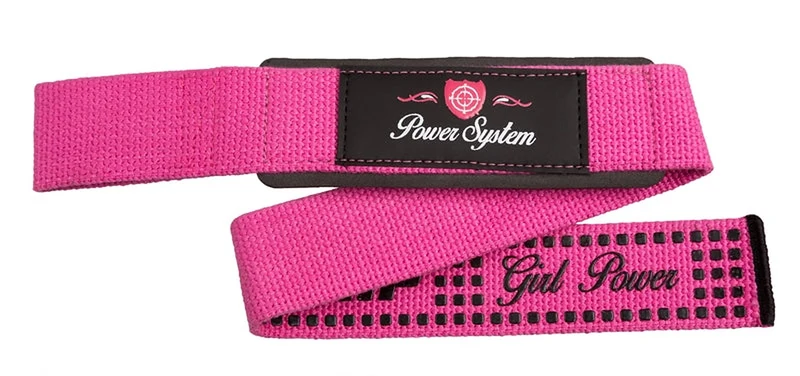 Power System G Power Straps rosa — Cinghie fitness