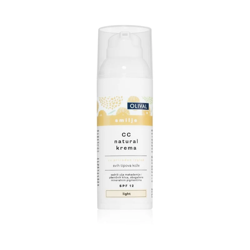 Olival Immortelle Natural CC Cream Idratante SPF 12 Light 50 ml — Crema Colorata
