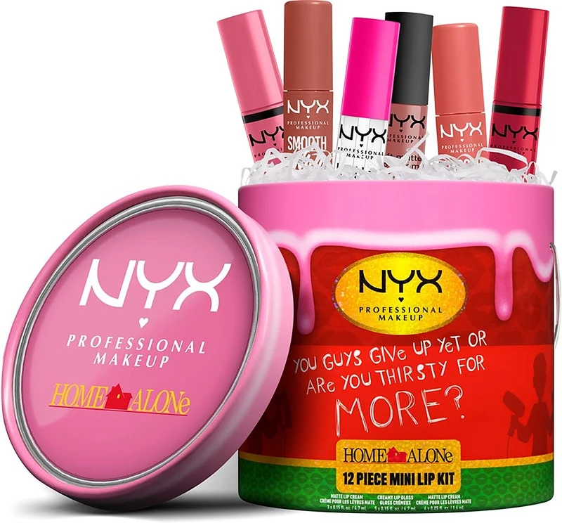 Nyx Home Alone 12 Piece Mini Lip Kit — Set lipstick