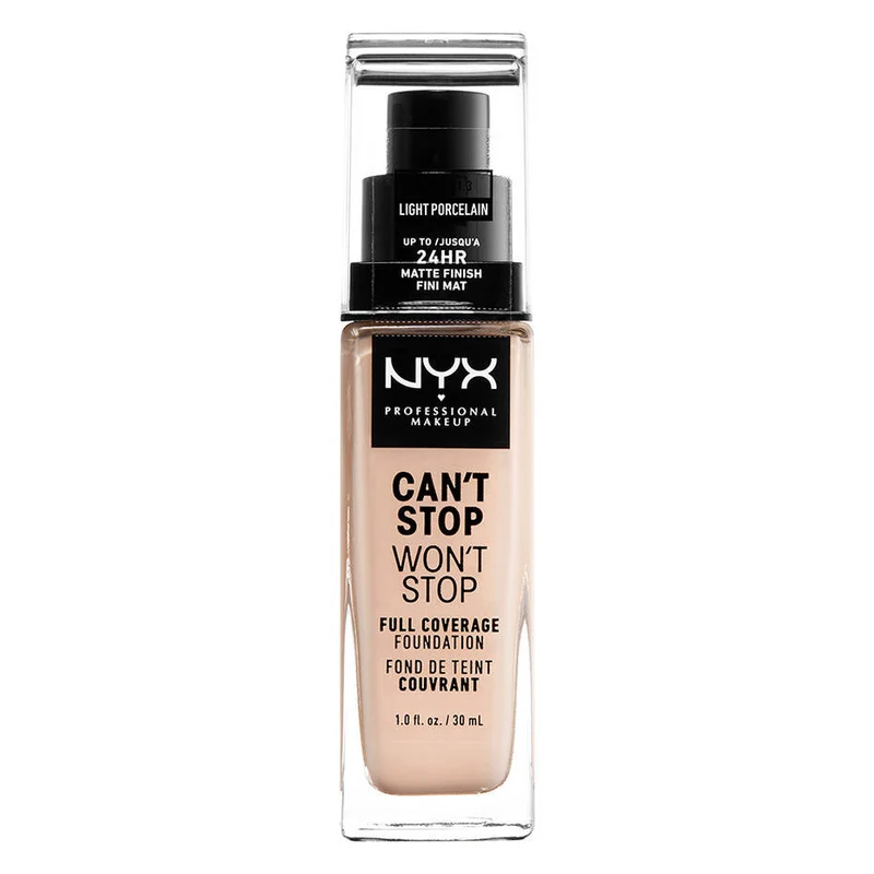 Nyx Professional Makeup Can't Stop Won't Stop 01 Pale 30 ml — Fondotinta