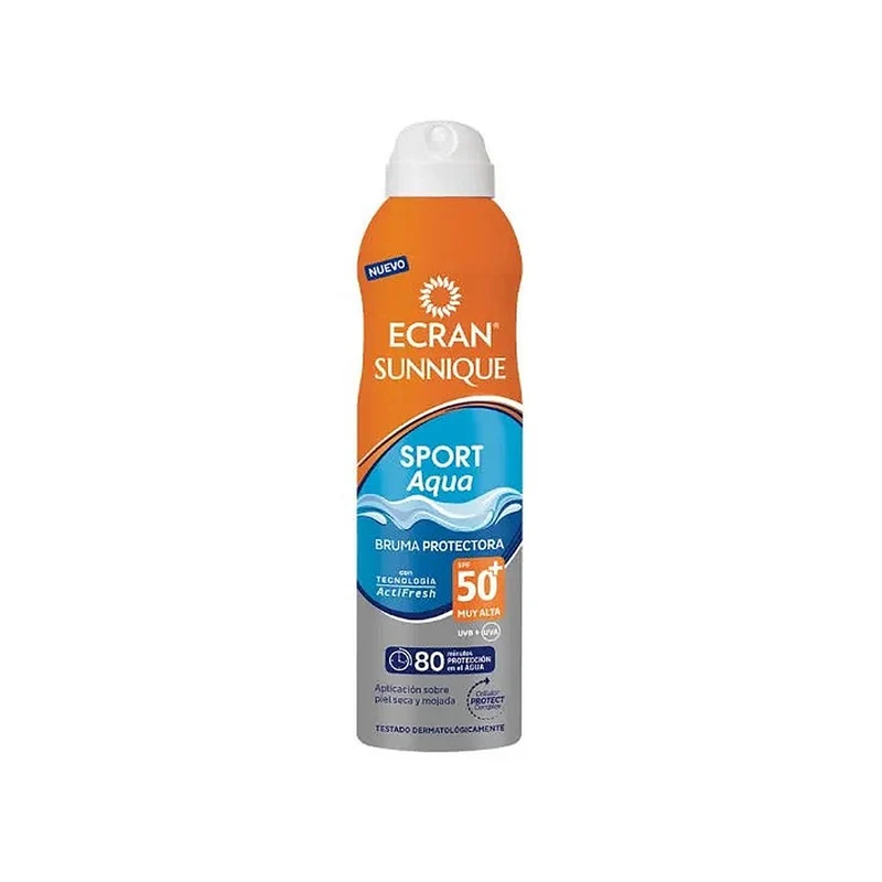 Ecran Sunnique Sport Aqua Protection SPF50 250ml — Spray solare