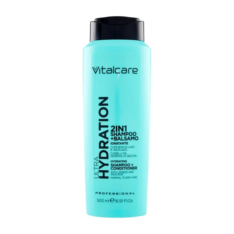 Vitalcare Ultra Hydration 2In1 Shampoo+Balsamo Idratante 500 ml — Shampoo